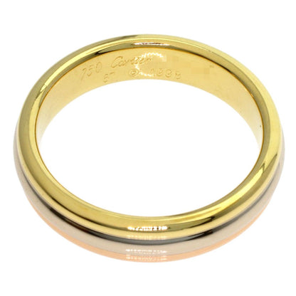 Cartier Three Color 57 Ring 18k Yellow Gold 18k Pink White — view 4