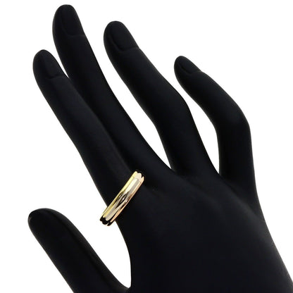Cartier Three Color 57 Ring 18k Yellow Gold 18k Pink White — view 5