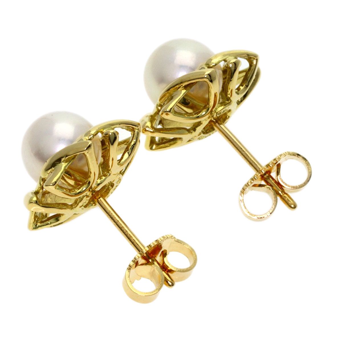 Tiffany & Co Kiss Around Pearl Ring 18k Yellow Gold — view 2