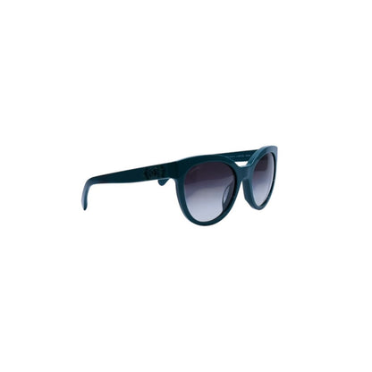 Chanel Boy Cat's Eye Sunglasses S6 Green Eyewear — view 4