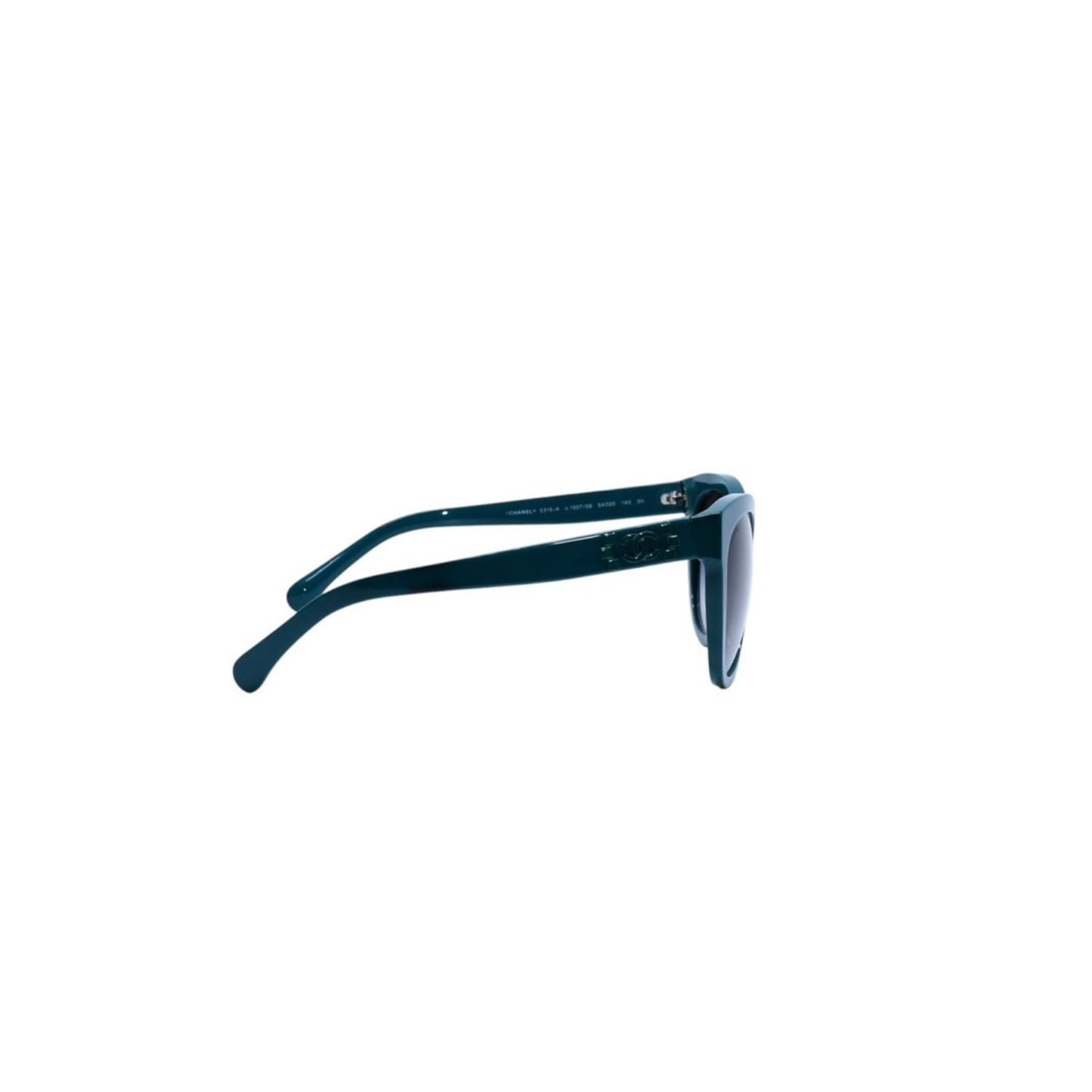 Chanel Boy Cat's Eye Sunglasses S6 Green Eyewear — view 5