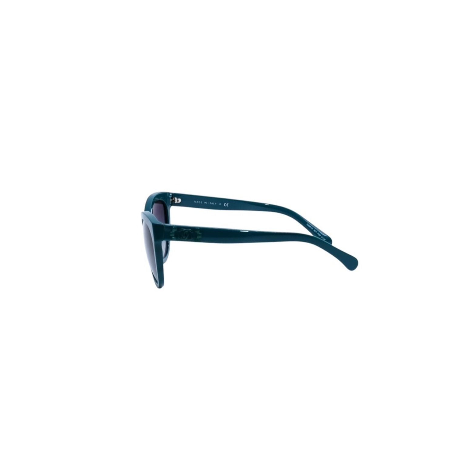 Chanel Boy Cat's Eye Sunglasses S6 Green Eyewear — view 6