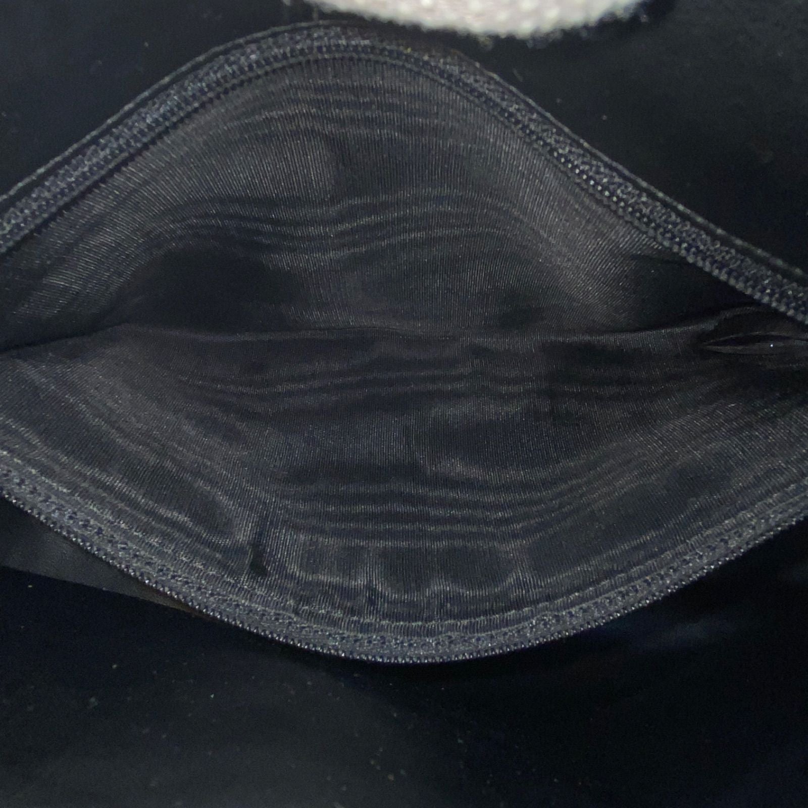Versace Pouch Handbag Leather Black Medusa Clutch Business Travel — view 9