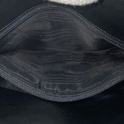 Versace Pouch Handbag Leather Black Medusa Clutch Business Travel — view 9