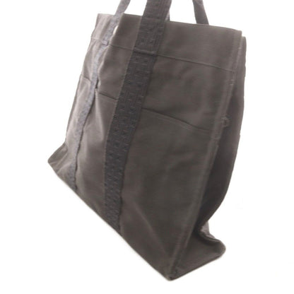 Hermes Her Line MM Tote Canvas Gray — view 4