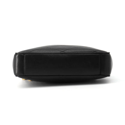 Saint Laurent Paris Chain Shoulder Bag Maillon Leather 2-Way Black — view 3