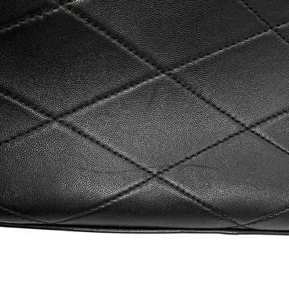 Saint Laurent Paris Chain Shoulder Bag Maillon Leather 2-Way Black — view 8