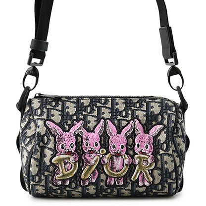 Dior Shoulder Bag Oblique Rabbit Kids Mini Lola