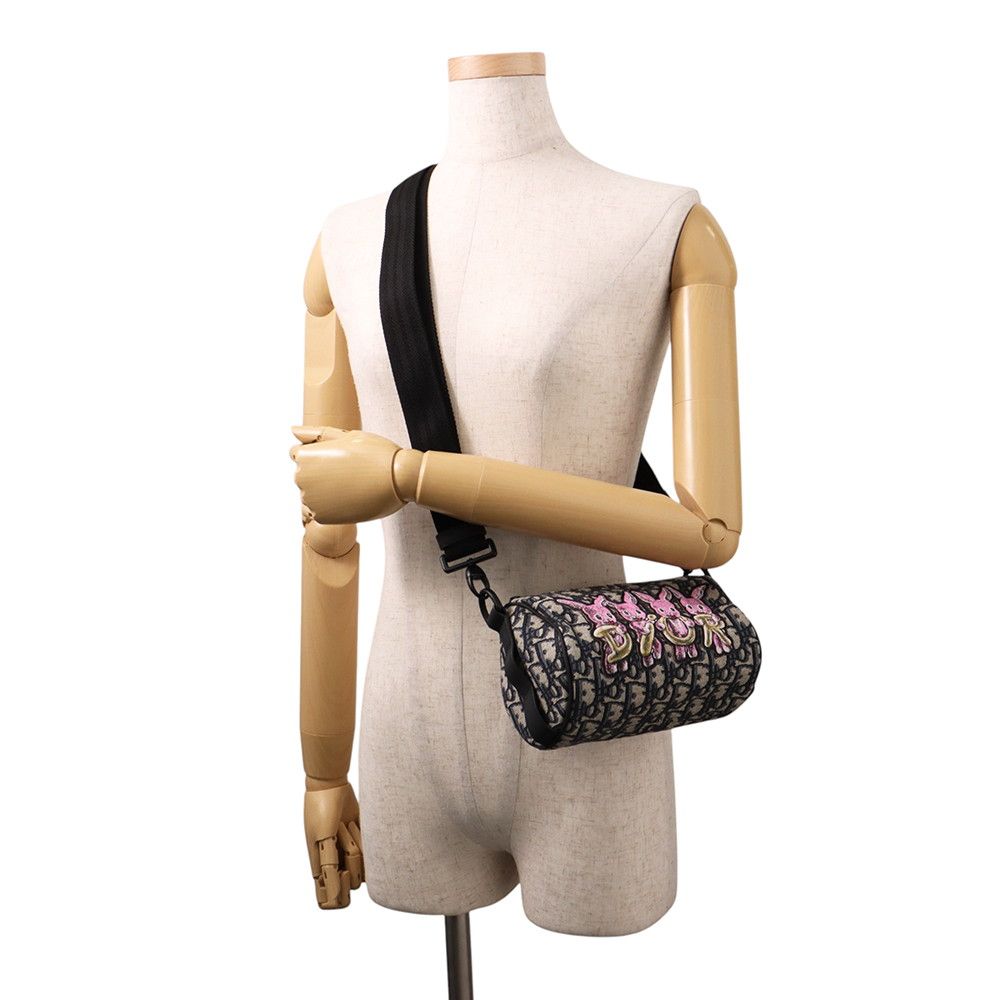 Dior Shoulder Bag Oblique Rabbit Kids Mini Lola — view 4