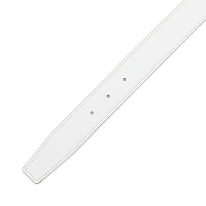 Hermes Belt 95 White Blue Atoll Epsom — view 5