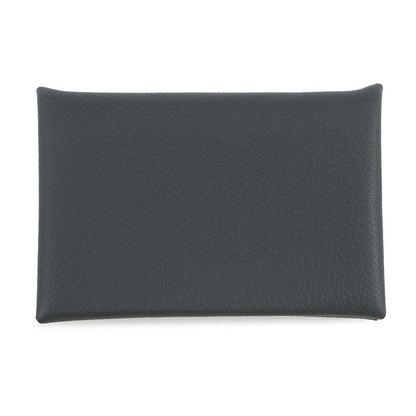 Hermes Card Case Calvi Grimisty Silver Evercolor Business Holder — view 3