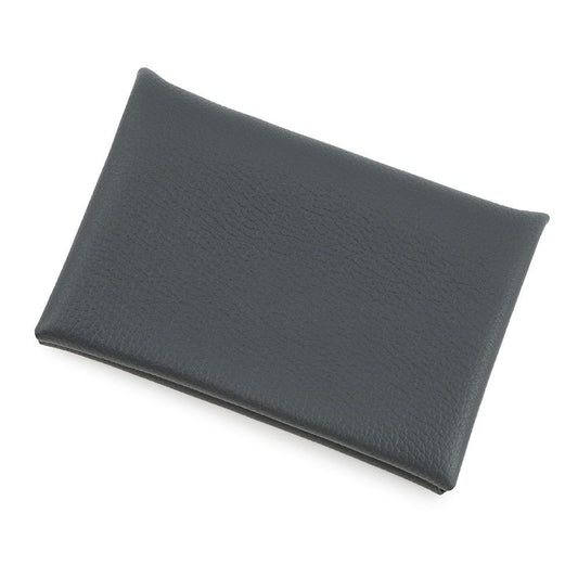 Hermes Card Case Calvi Grimisty Silver Evercolor Business Holder