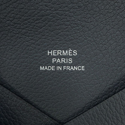 Hermes Card Case Calvi Grimisty Silver Evercolor Business Holder — view 8