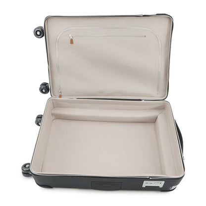 Hermes Carry Case Low Ring Mobility Suitcase Black Silver Taurillon Clemence — view 4