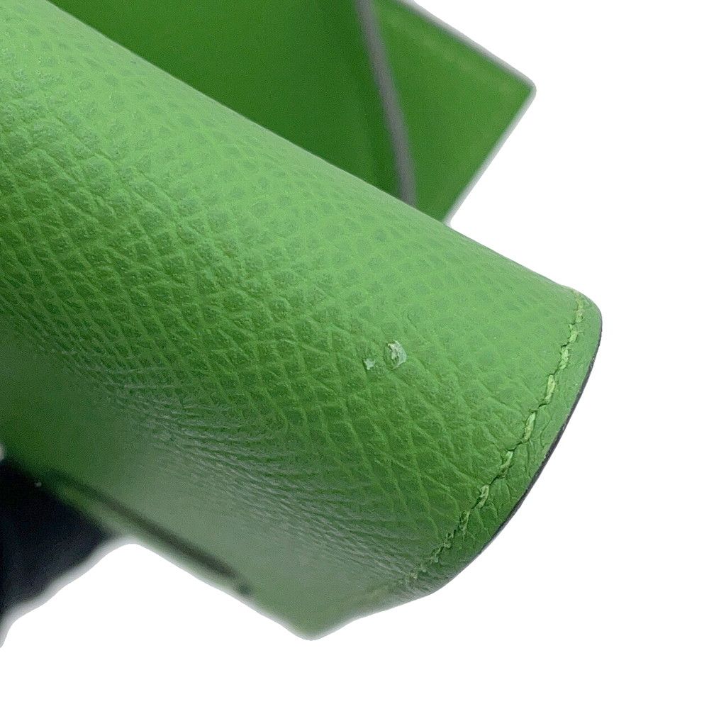 Hermes Kelly Wallet Long to Go Vert Yucca Gold — view 7