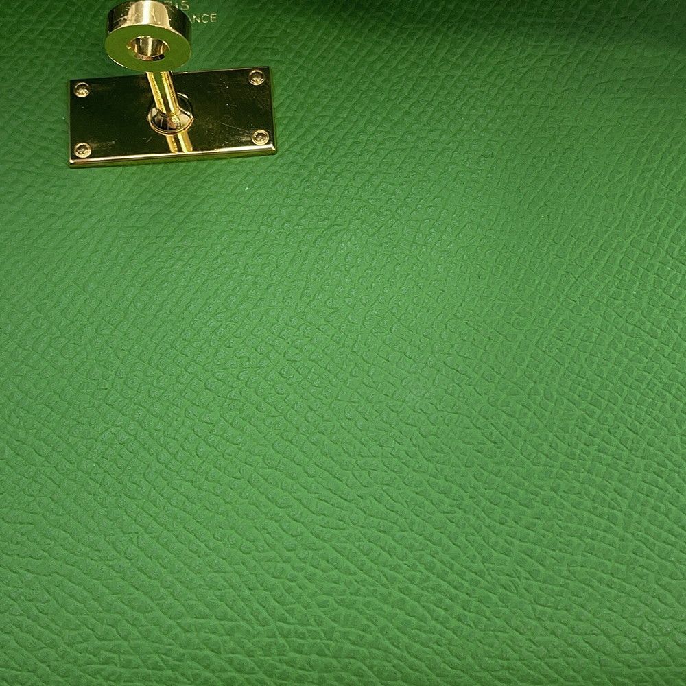 Hermes Kelly Wallet Long to Go Vert Yucca Gold — view 6