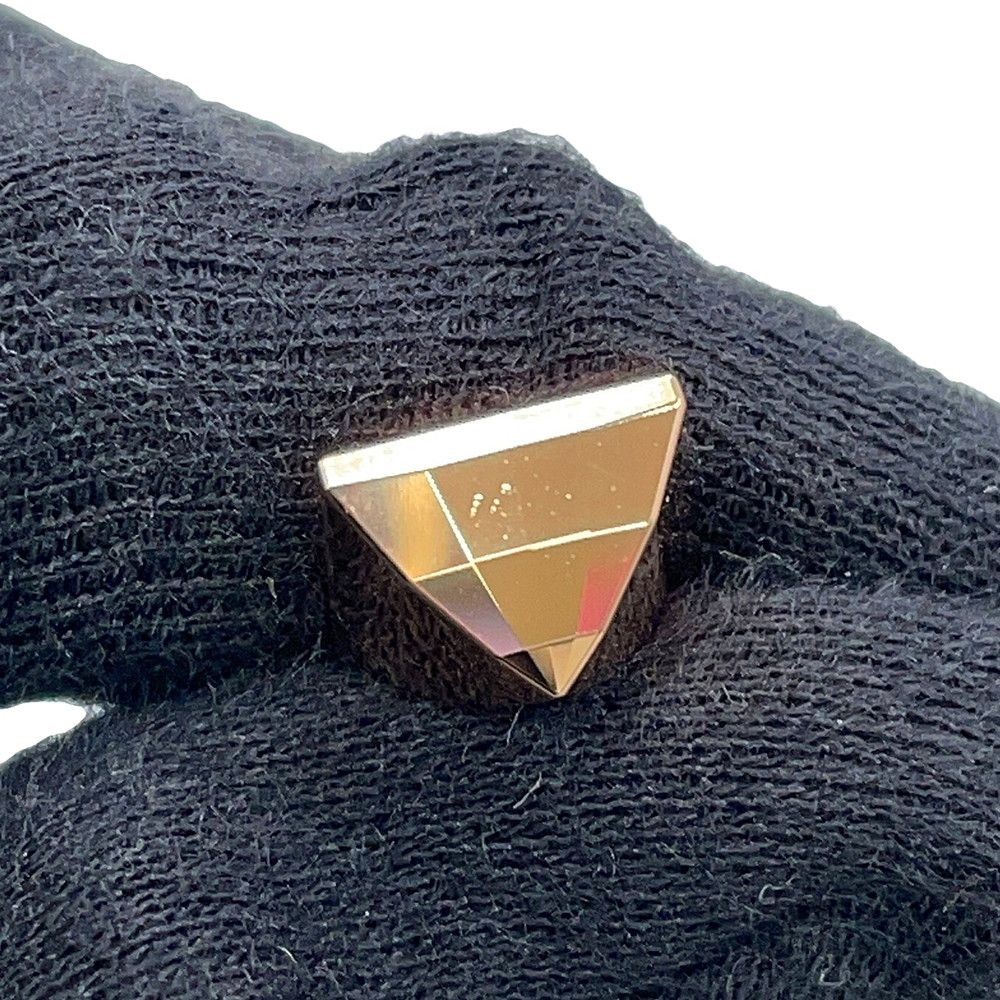 Hermes Earrings Disco Faubourg Bordeaux Pink Gold Swift Metal — view 5