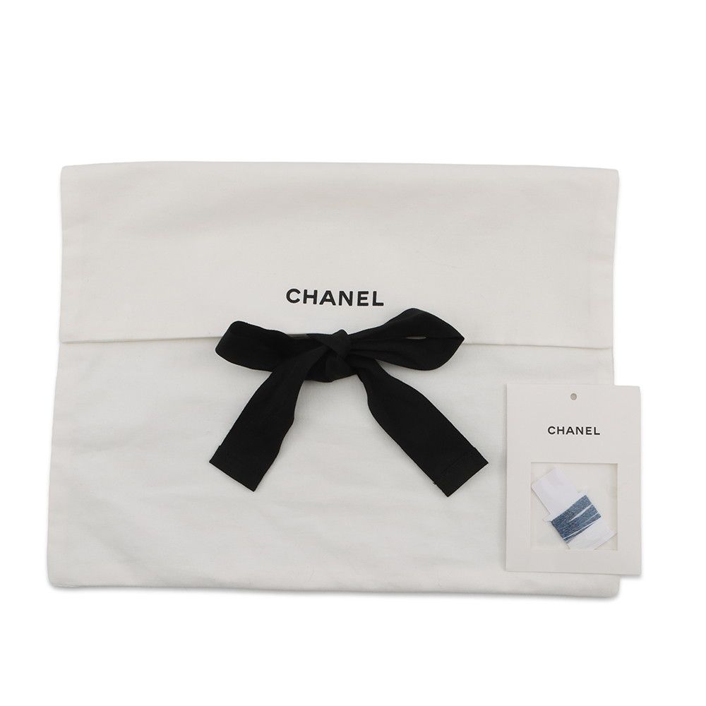 Chanel Knit Logo Border Short Sleeve 38 Top Sweater — view 8