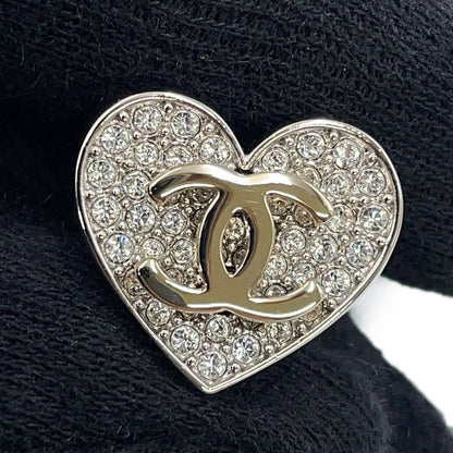 Chanel Earrings CC Logo Rhinestone — view 6