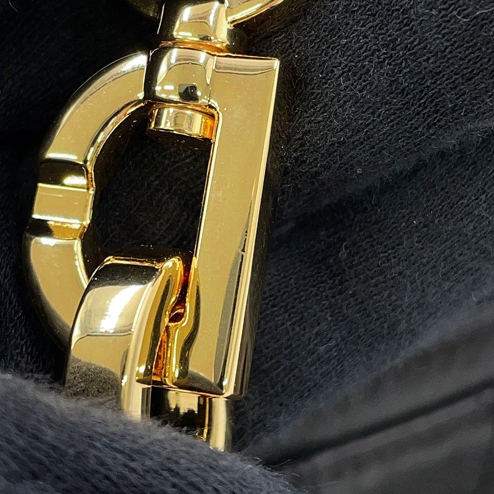 Dior Shoulder Bag Flat Macro Cannage D-journey Black — view 9