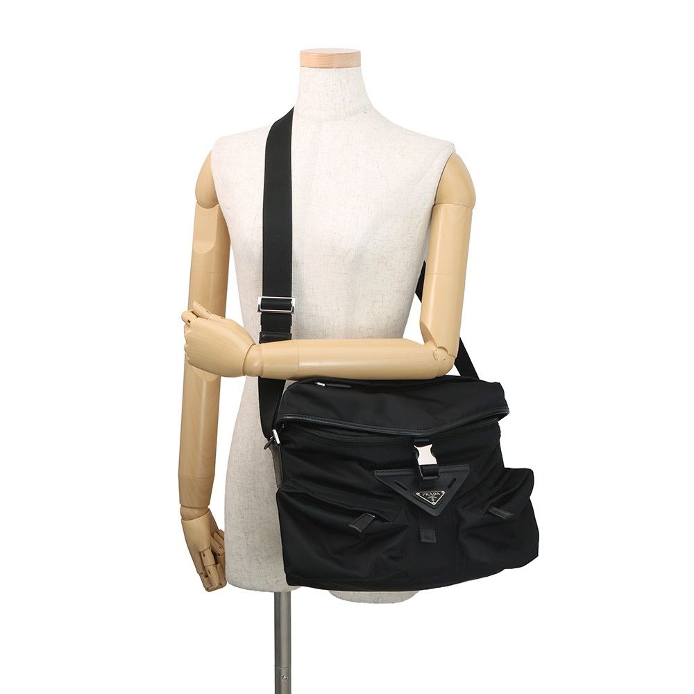 Prada Shoulder Bag Re-Nylon Black — view 4