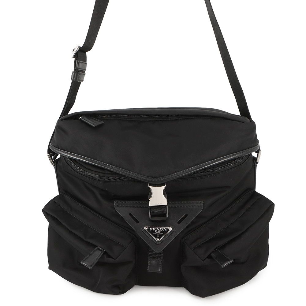 Prada Shoulder Bag Re-Nylon Black
