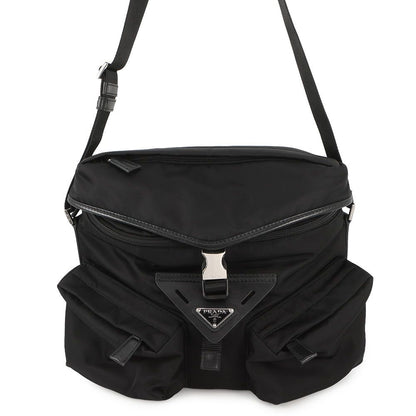 Prada Shoulder Bag Re-Nylon Black