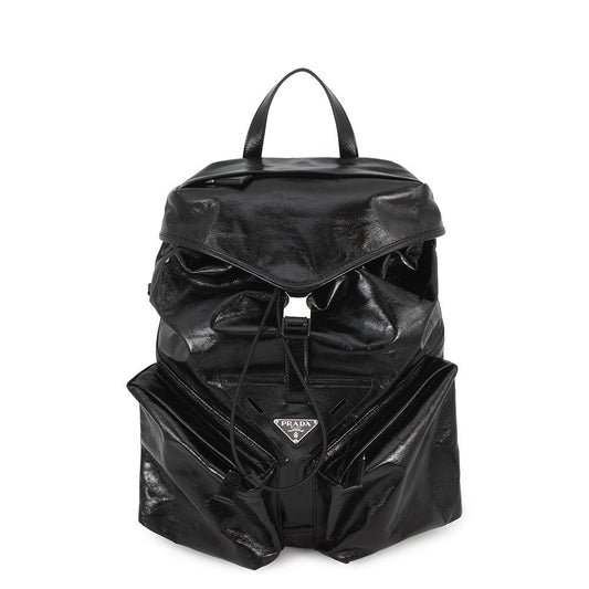 Prada Backpack Re-Nylon Black 2-Way Shoulder