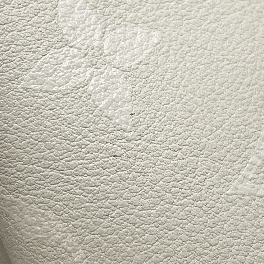 Louis Vuitton Shoulder Bag Leather Monogram Petit Noe White — view 6