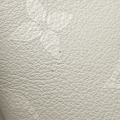 Louis Vuitton Shoulder Bag Leather Monogram Petit Noe White — view 6
