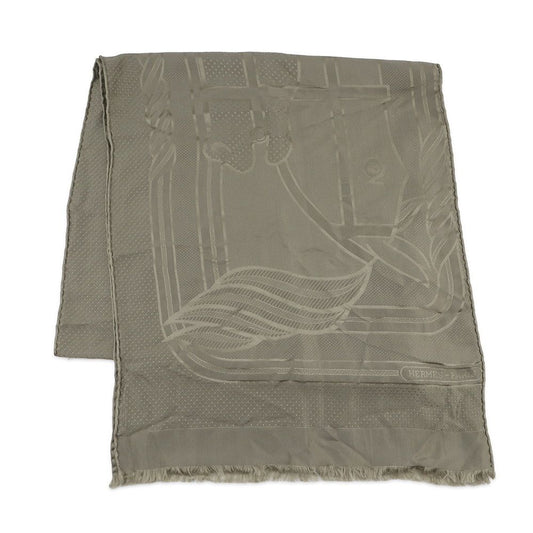 Hermes Shawl a Dos Riga Quadrige Silk Scarf