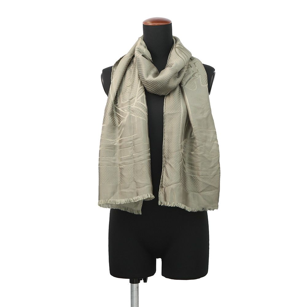 Hermes Shawl a Dos Riga Quadrige Silk Scarf — view 3
