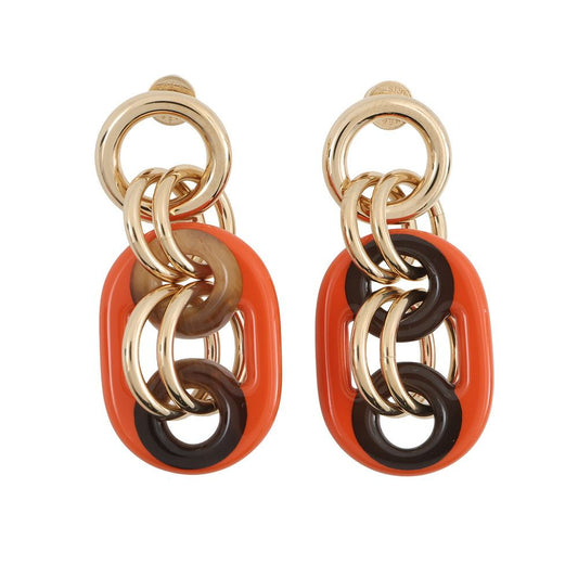 Hermes Earrings Eurydice PM Buffalo Horn Lacquer