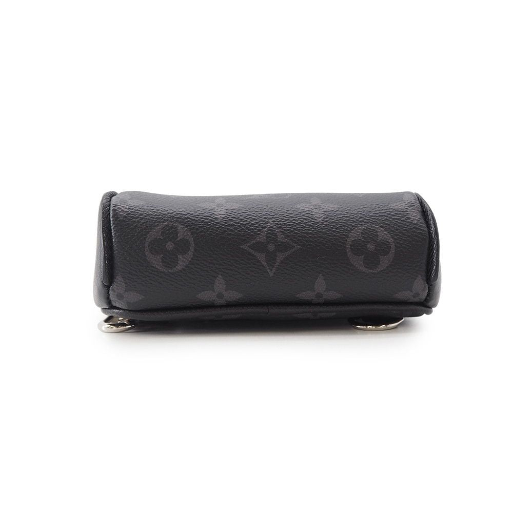 Louis Vuitton Belt Bag Monogram Eclipse Taiga Outdoor Black Taigarama — view 4