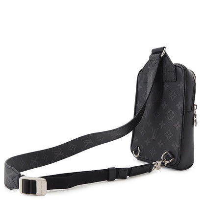 Louis Vuitton Belt Bag Monogram Eclipse Taiga Outdoor Black Taigarama — view 2