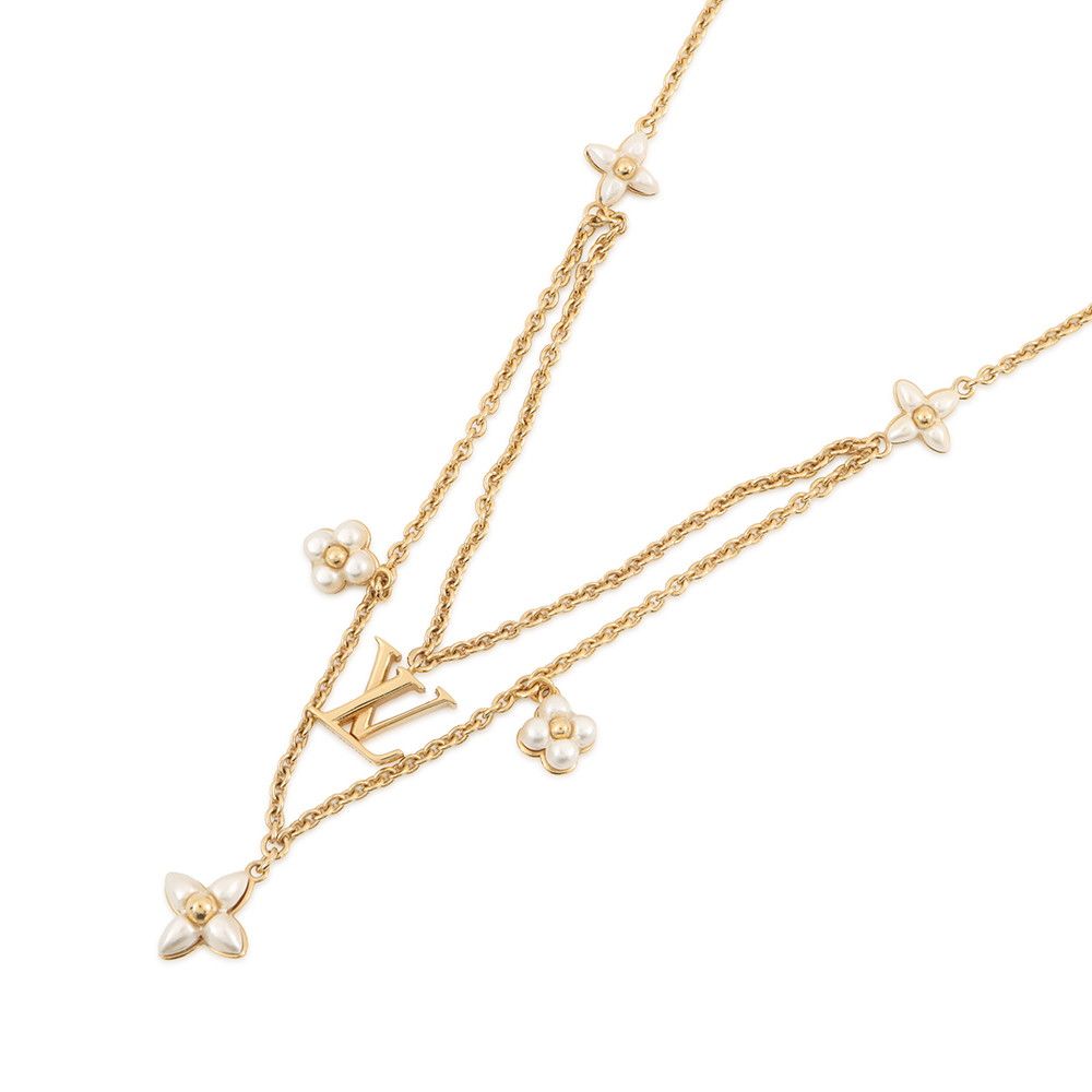 Louis Vuitton Necklace LV Flora Glam Metal Resin