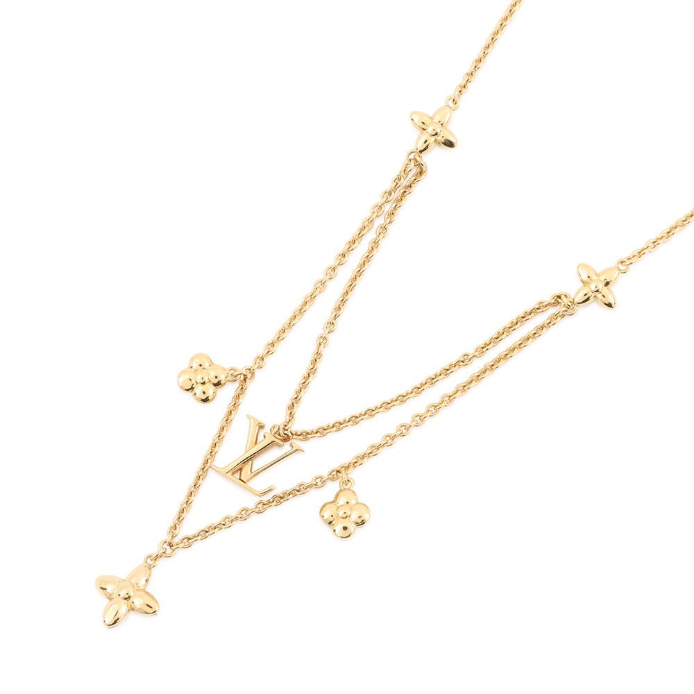 Louis Vuitton Necklace LV Flora Glam Metal Resin — view 3