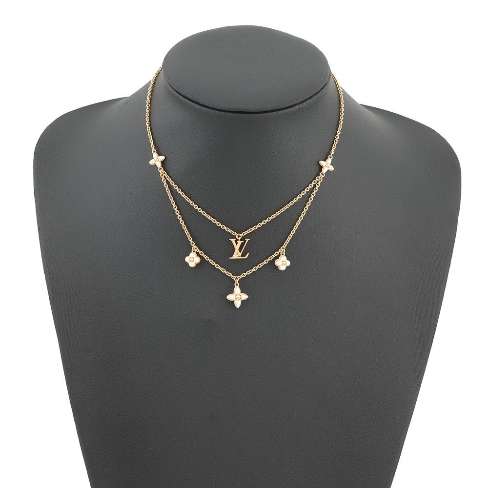 Louis Vuitton Necklace LV Flora Glam Metal Resin — view 4