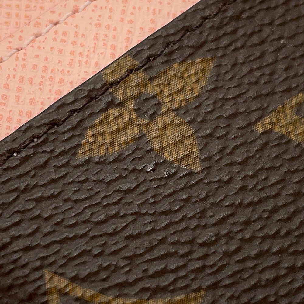 Louis Vuitton Card Case Monogram Holder LV Charm — view 6