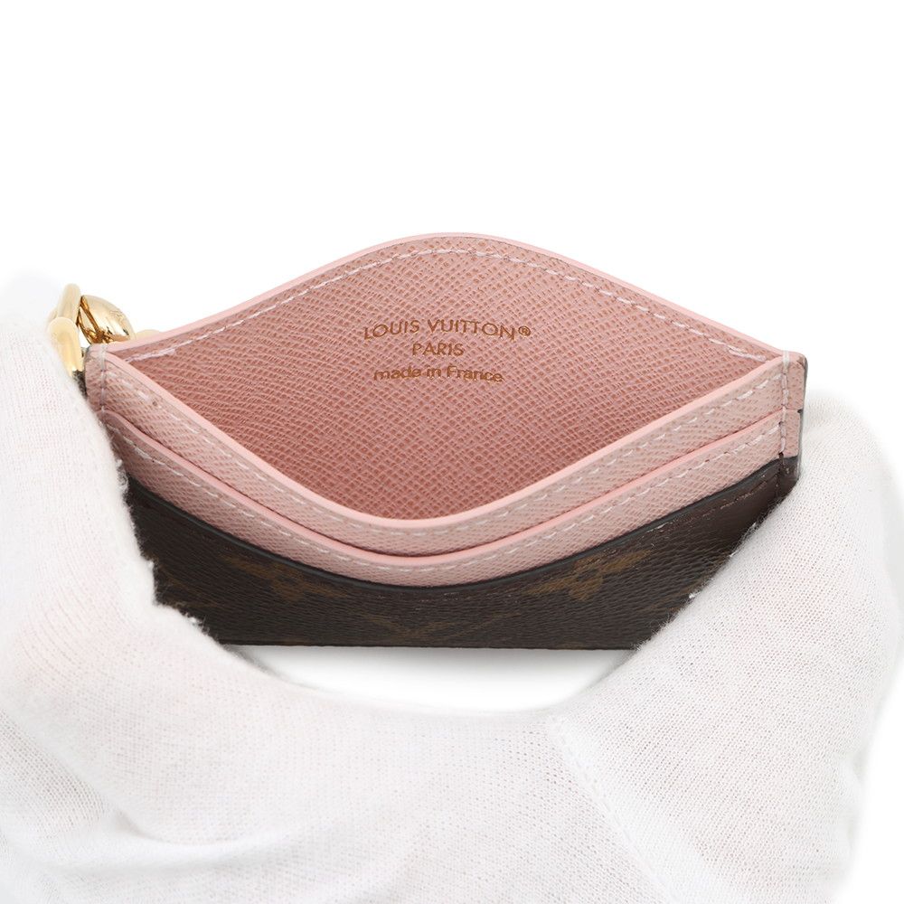 Louis Vuitton Card Case Monogram Holder LV Charm — view 4