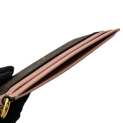 Louis Vuitton Card Case Monogram Holder LV Charm — view 5