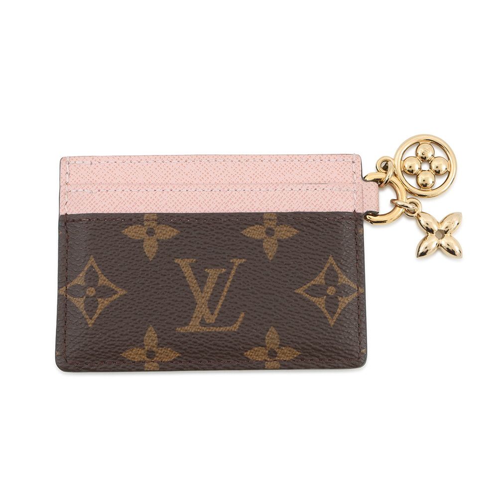 Louis Vuitton Card Case Monogram Holder LV Charm — view 3