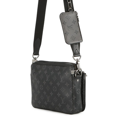 Louis Vuitton Shoulder Bag Monogram Eclipse Reverse Trio Black — view 2