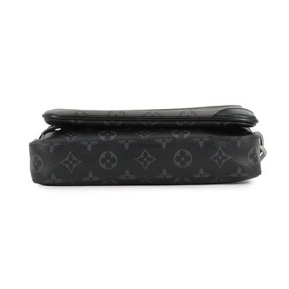 Louis Vuitton Shoulder Bag Monogram Eclipse Reverse Trio Black — view 3