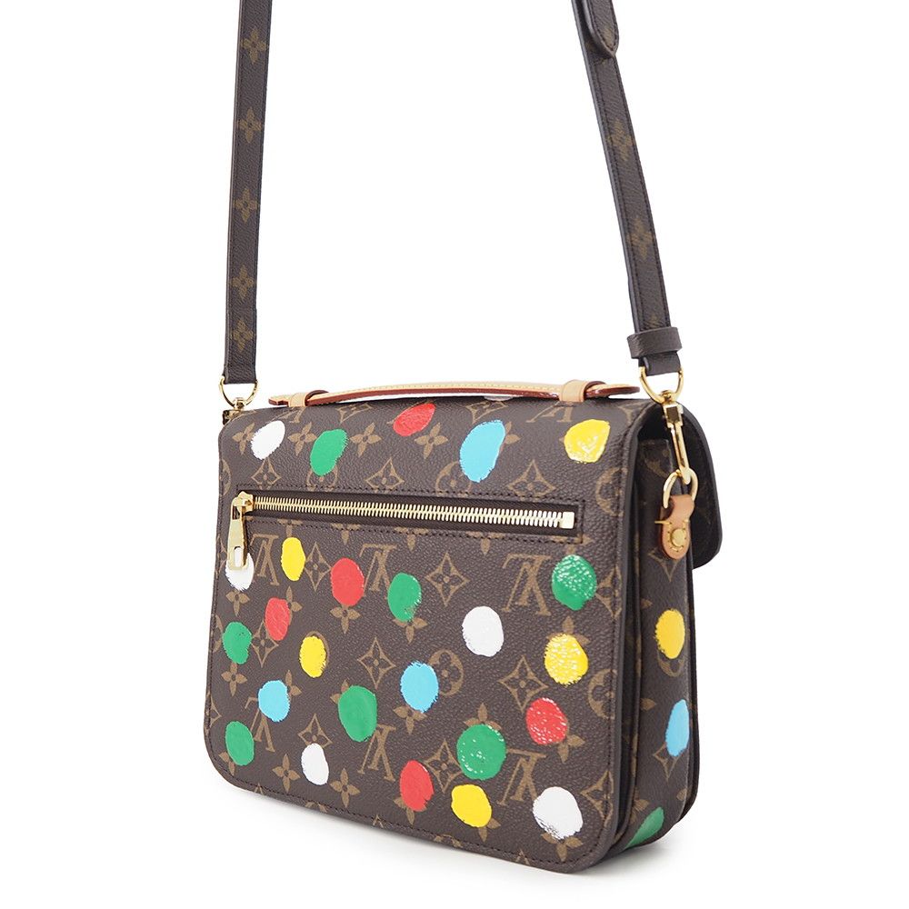 Louis Vuitton Handbag Monogram Painted Dot LV YK Pochette Metis MM Yayoi Kusama — view 2