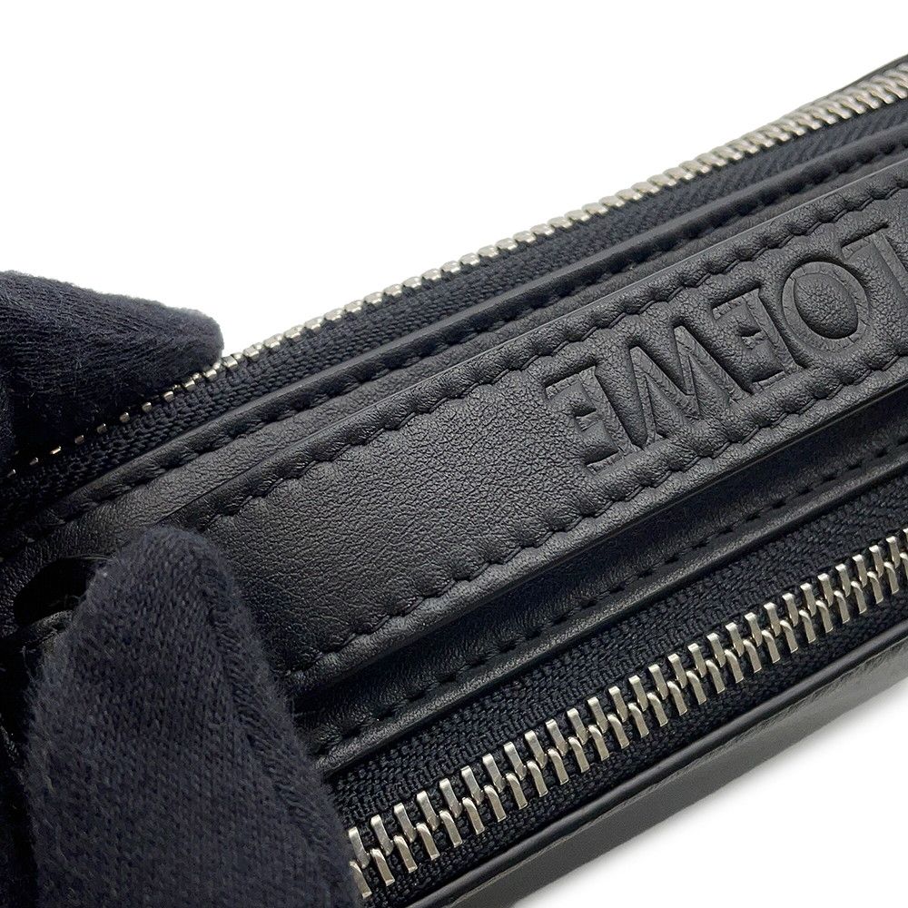 Loewe Shoulder Bag Crossbody Mini Calf Leather Black — view 8