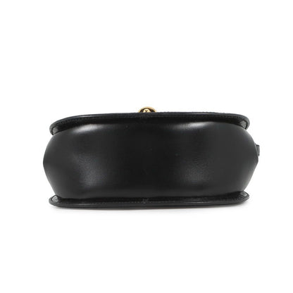 Celine Vintage Leather 2-Way Shoulder Bag Black — view 3