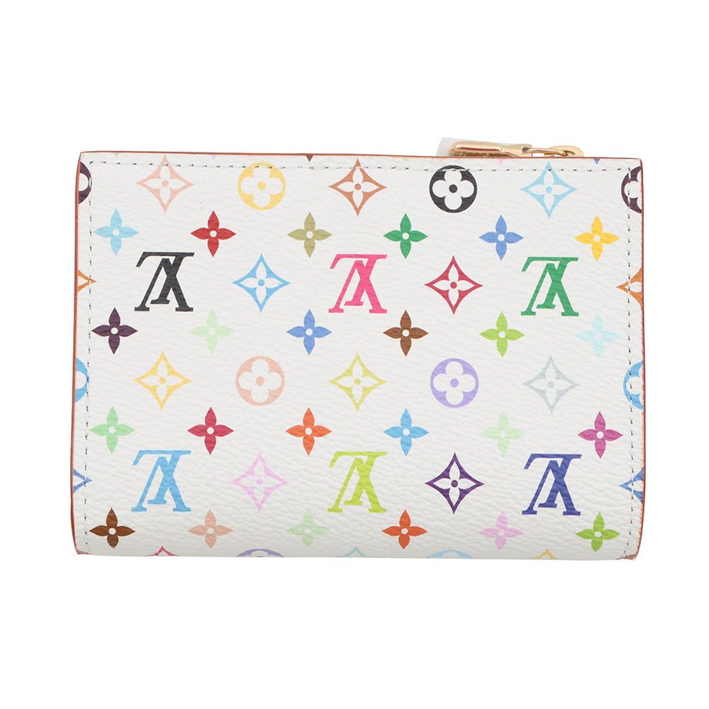 Louis Vuitton Bifold Wallet Monogram Multicolor LV TM Portefeuille Lisa White — view 3