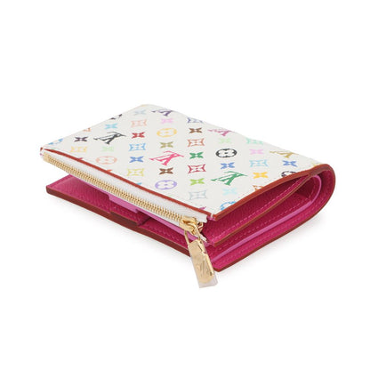 Louis Vuitton Bifold Wallet Monogram Multicolor LV TM Portefeuille Lisa White — view 2