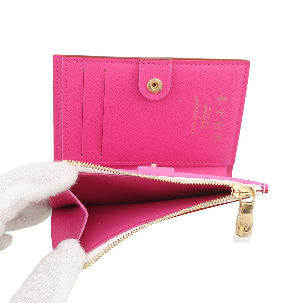 Louis Vuitton Bifold Wallet Monogram Multicolor LV TM Portefeuille Lisa White — view 6